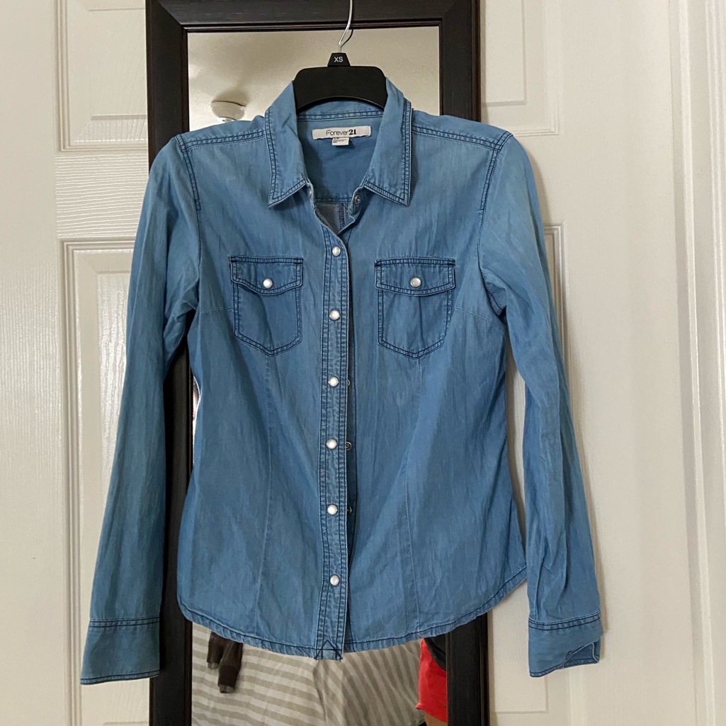 Chambray Button Down Size Small